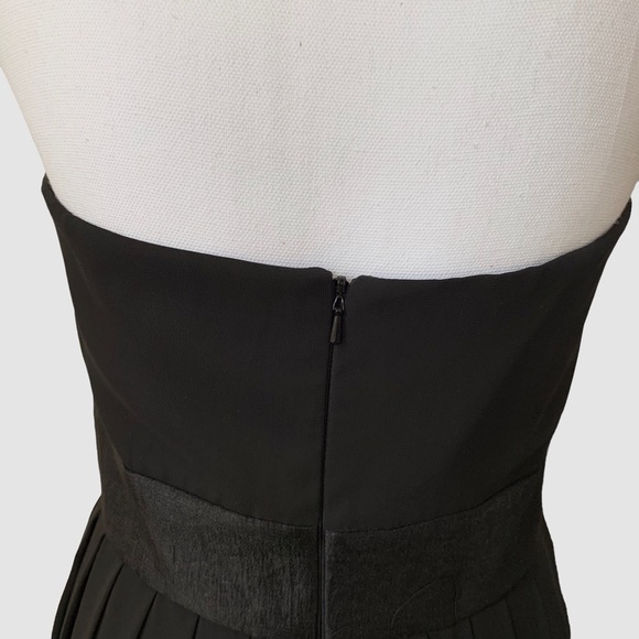 WHITE HOUSE BLACK MARKET STRAPLESS PLEATED BUBBLE HEM DRESS FORMAL DRESS - Picture 8 of 16